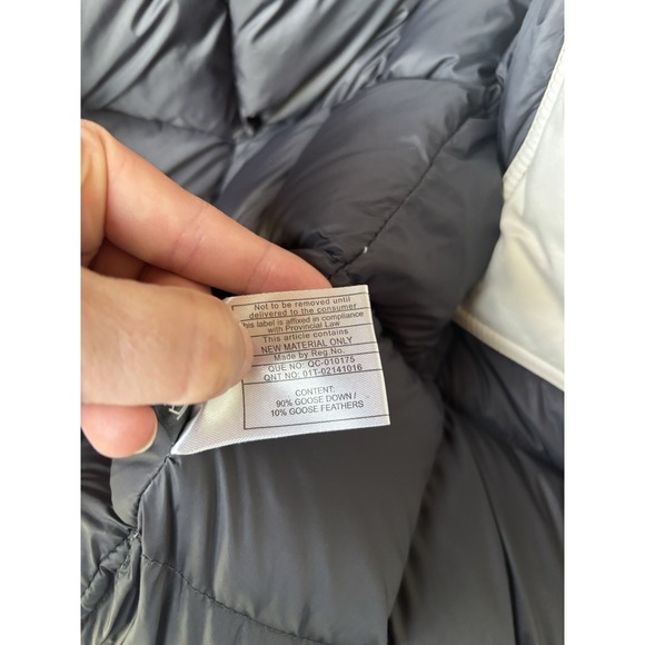 Kuhl Projekt Women's S Cream Goose Down Outdoor Mountain Vest Hood Pockets Zip - Picture 13 of 13